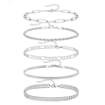 Set Gelang Tewiky 5 Helai untuk Wanita